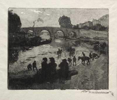 Pont Marien juomapaikka tekijältä Auguste Louis Lepère