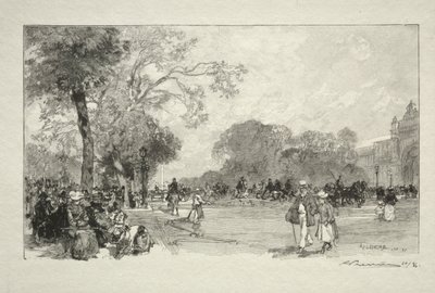 Avenue des Champs-Elysees. tekijältä Auguste Louis Lepère
