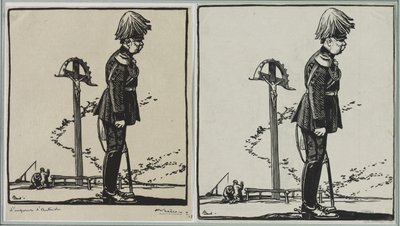 Itävallan keisari, 1914. tekijältä Auguste Louis Lepère