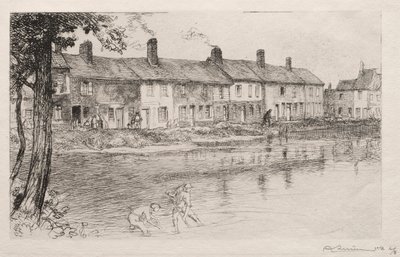 Preerialampi, Crèvecoeur, 1913. tekijältä Auguste Louis Lepère