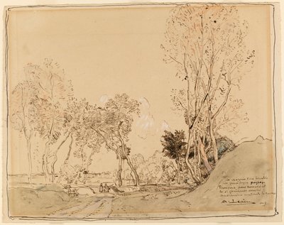 Maisema tekijältä Auguste Louis Lepère