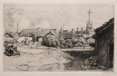 Golgata, St. Jean-de-Mont tekijältä Auguste Louis Lepère