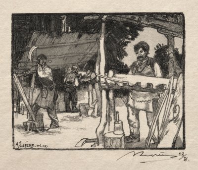 Listan valmistaja tekijältä Auguste Louis Lepère