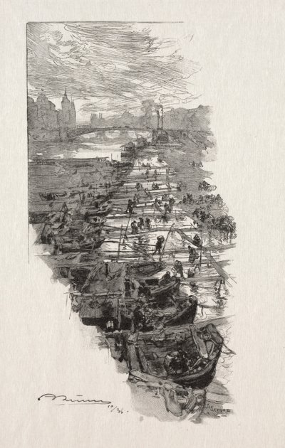 Apple Market. tekijältä Auguste Louis Lepère