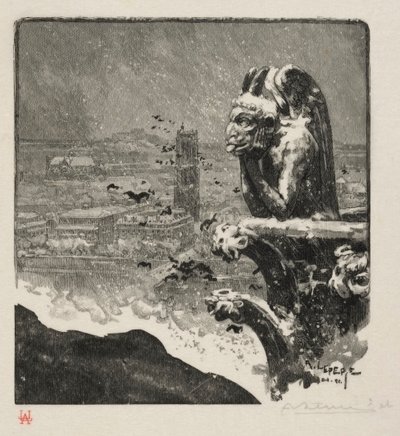 Notre Damen stryge tekijältä Auguste Louis Lepère