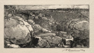 Long-Rocherin sirkus tekijältä Auguste Louis Lepère