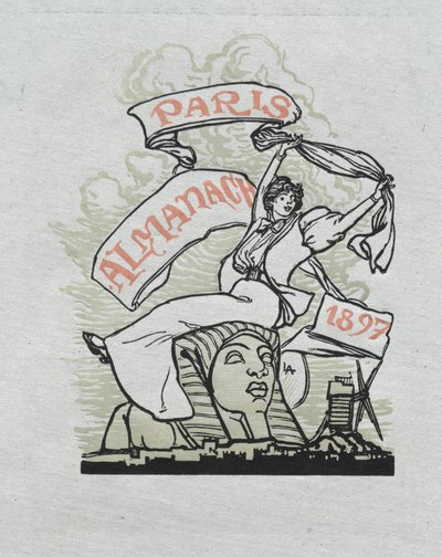 Pariisin almanakka, 1897: Takakansi tekijältä Auguste Louis Lepère