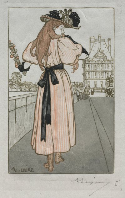 Pariisin almanakka, 1897: Kevät tekijältä Auguste Louis Lepère