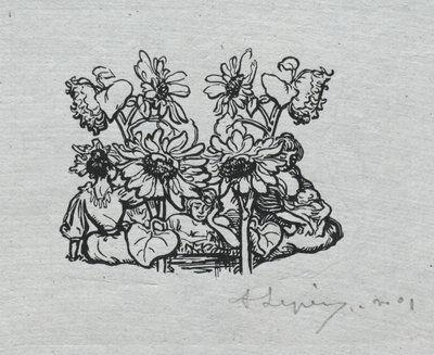 Pariisin almanakka, 1897: Tail-piece, Summer tekijältä Auguste Louis Lepère