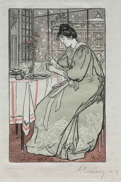 Pariisin almanakka, 1897: Talvi tekijältä Auguste Louis Lepère