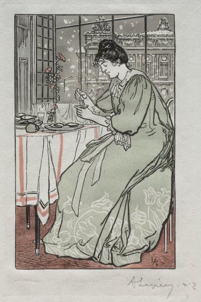 Pariisin almanakka, 1897: Talvi, 1897. tekijältä Auguste Louis Lepère