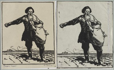 venäläinen talonpoika tekijältä Auguste Louis Lepère