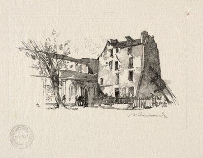 St. Julien the Poor: Presbytery. tekijältä Auguste Louis Lepère