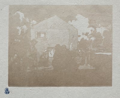 Kerjäläiset viimeisessä talossa tekijältä Auguste Louis Lepère