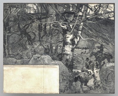 Koiranmetsästys, Mont Gérard
 tekijältä Auguste Louis Lepère