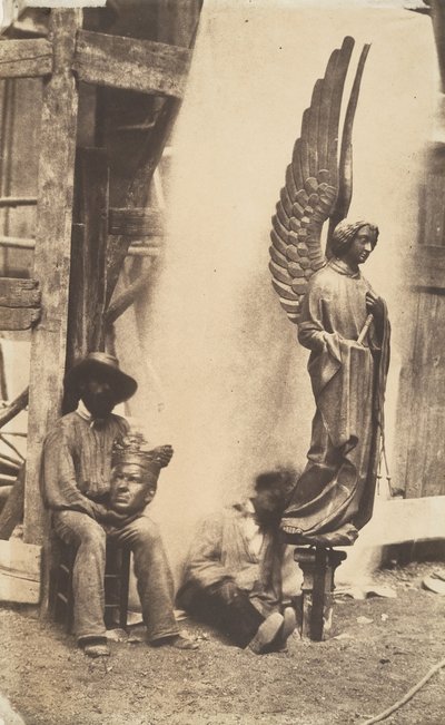 [Passion enkeli, Sainte-Chapelle, Pariisi], 1853-1854. tekijältä Auguste Mestral