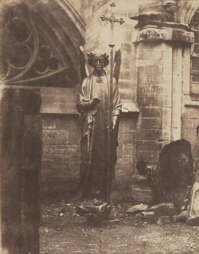 Geoffroy-Dechaumen enkeli Sainte-Chapellen itäisestä harjakorokkeesta, 1851-1853 (kuva). tekijältä Auguste Mestral