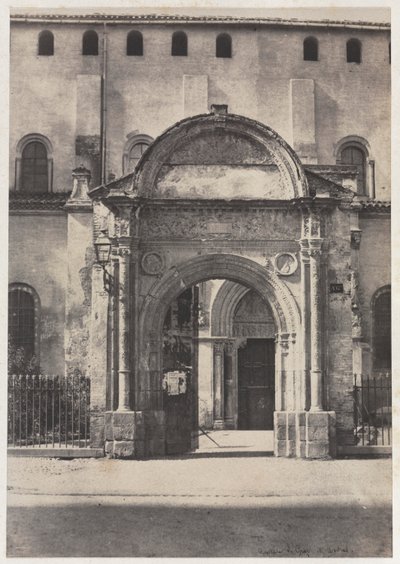 Porte Bachelier, Saint-Serninin kirkko, Toulouse (Haute-Garonne) tekijältä Auguste Mestral