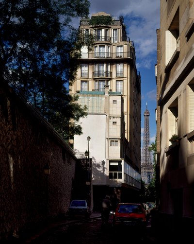 Rakennus rue Raynouard, Pariisi 16th. Arkkitehti Auguste Perret (1874-1954). tekijältä Auguste Perret