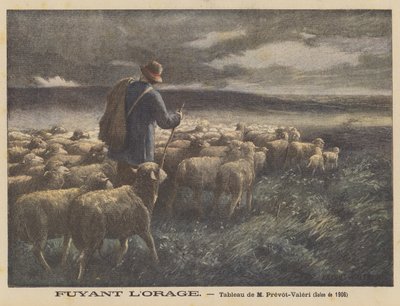 Myrskyä pakenemassa tekijältä Auguste Prévot Valeri