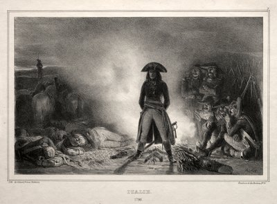 Albumi vuodelle 1836: Italia, 1796, Napoleon Bonaparte, 1836. tekijältä Auguste Raffet