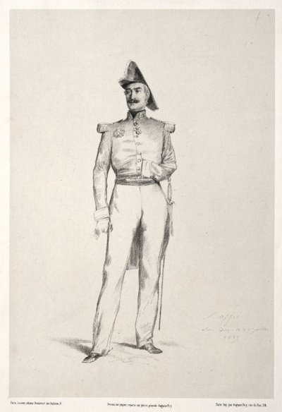 Marsalkka Baraquey dHilliers, 1859. tekijältä Auguste Raffet