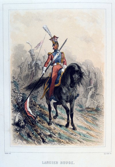 Red Lancer, 1859. tekijältä Auguste Raffet