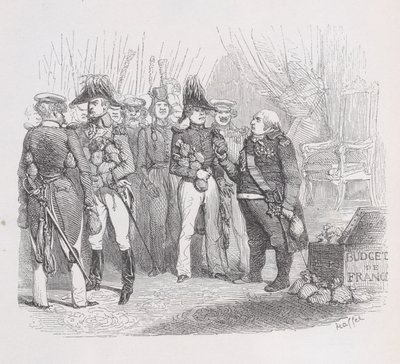 Barbaarinen pyhä liitto Bérangerin täydellisistä teoksista, 1836. tekijältä Auguste Raffet
