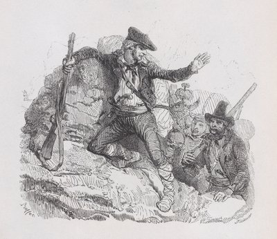 Salakuljettajat, Bérangerin täydellisistä teoksista, 1836 tekijältä Auguste Raffet