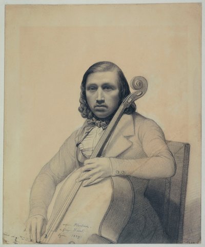 Francois George-Hainlin muotokuva 1807-1873, 1839. tekijältä Auguste René Flandrin