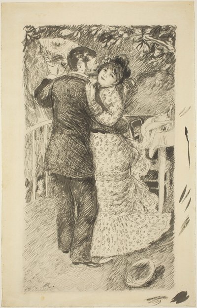 Tanssi maalla tekijältä Auguste Renoir