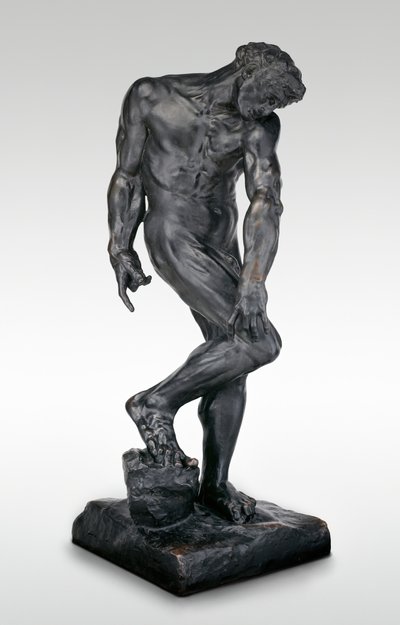 Adam, mallinnettu 1881, näyttelijä noin 1924. tekijältä Auguste Rodin