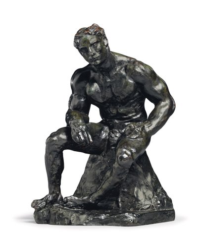 Amerikkalainen urheilija; Athlete Americain, 1901; c. 1927-1935 tekijältä Auguste Rodin