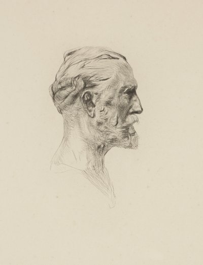 Antonin Proust, n. 1884 (etsaus) tekijältä Auguste Rodin