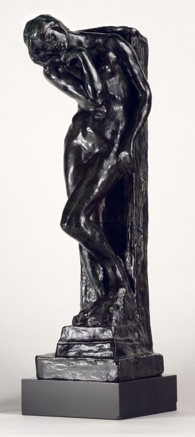 Eve pitkät hiukset, 187880 (pronssi) tekijältä Auguste Rodin