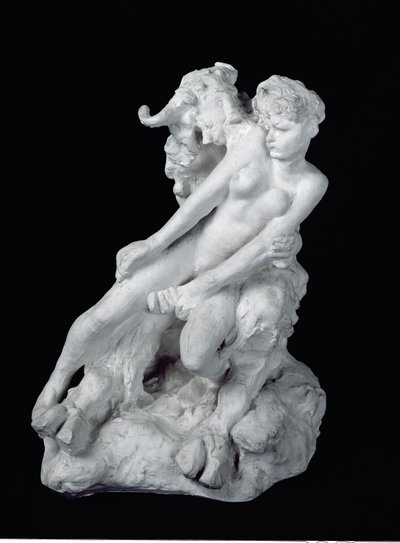 Faun and Nymph, n. 1886 (kipsi) tekijältä Auguste Rodin