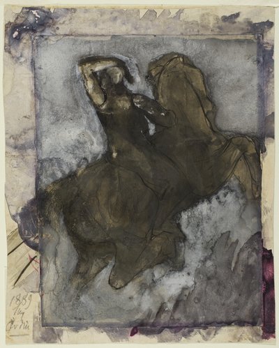 Ratsumies, 1889 tekijältä Auguste Rodin