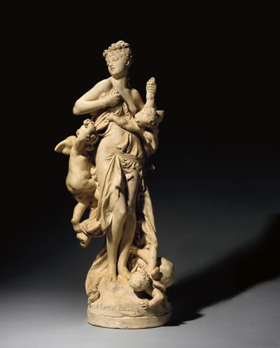 Rakkauden kiusaama viattomuus; Innocence Tourmentee par l"Amour, 1871; 1900 tekijältä Auguste Rodin
