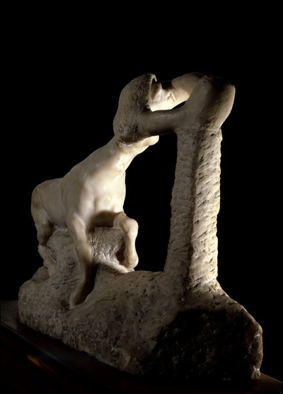 La centauresse -marmoriveistos Auguste Rodin (1840-1917) 1900-luvun Pariisi, Musee Rodin. tekijältä Auguste Rodin