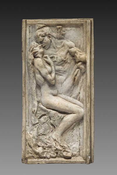 Lovers Lovers, c. 1880-1885 alkuperäinen malli. tekijältä Auguste Rodin