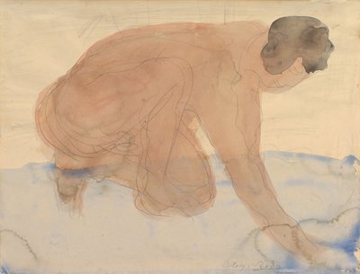 Alastonhahmo käsissä ja polvissa, 1900-1910. tekijältä Auguste Rodin