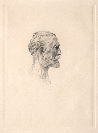 Antonin Proustin muotokuva. tekijältä Auguste Rodin