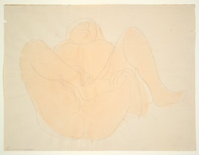 Makaava nainen alaston tekijältä Auguste Rodin