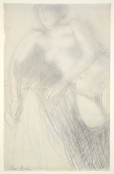 Makaava nainen alaston tekijältä Auguste Rodin