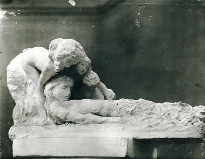 Runoilijan ylösnousemus (kipsi) tekijältä Auguste Rodin