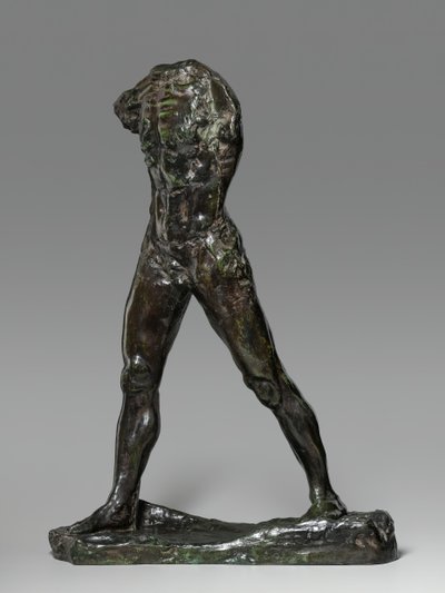 Kävelevä mies, malli 18771900, valettu ennen vuotta 1917. tekijältä Auguste Rodin