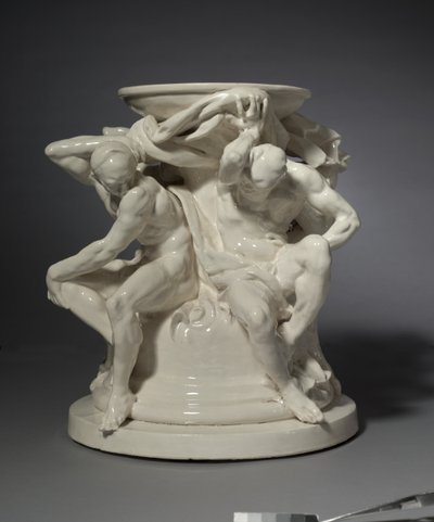 Titaanit, tuki maljakolle, suunnittelija Albert-Ernest Carrier-Belleuse tekijältä Auguste Rodin