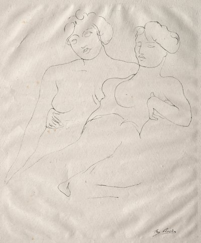 Kaksi figuuria tekijältä Auguste Rodin