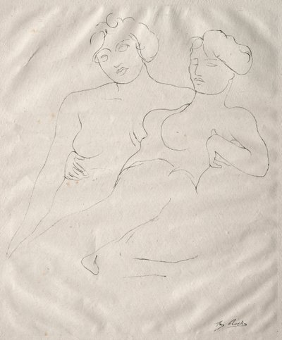 Kaksi figuuria. tekijältä Auguste Rodin