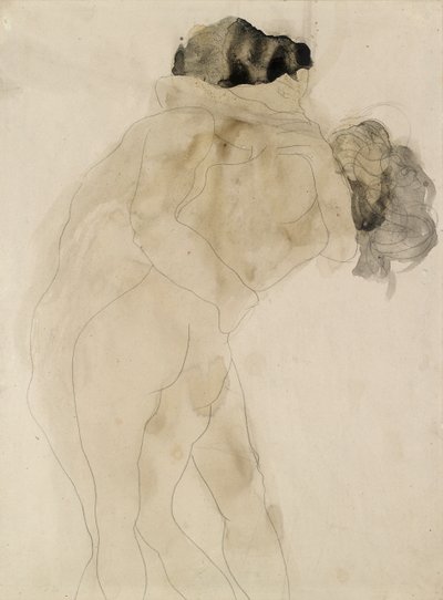 Kaksi syleilevää figuuria, c1900 tekijältä Auguste Rodin